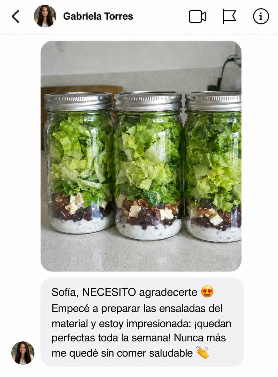 Experiencia con las recetas